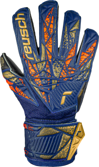 Reusch Attrakt Silver Junior 5472215 4411 blue orange front